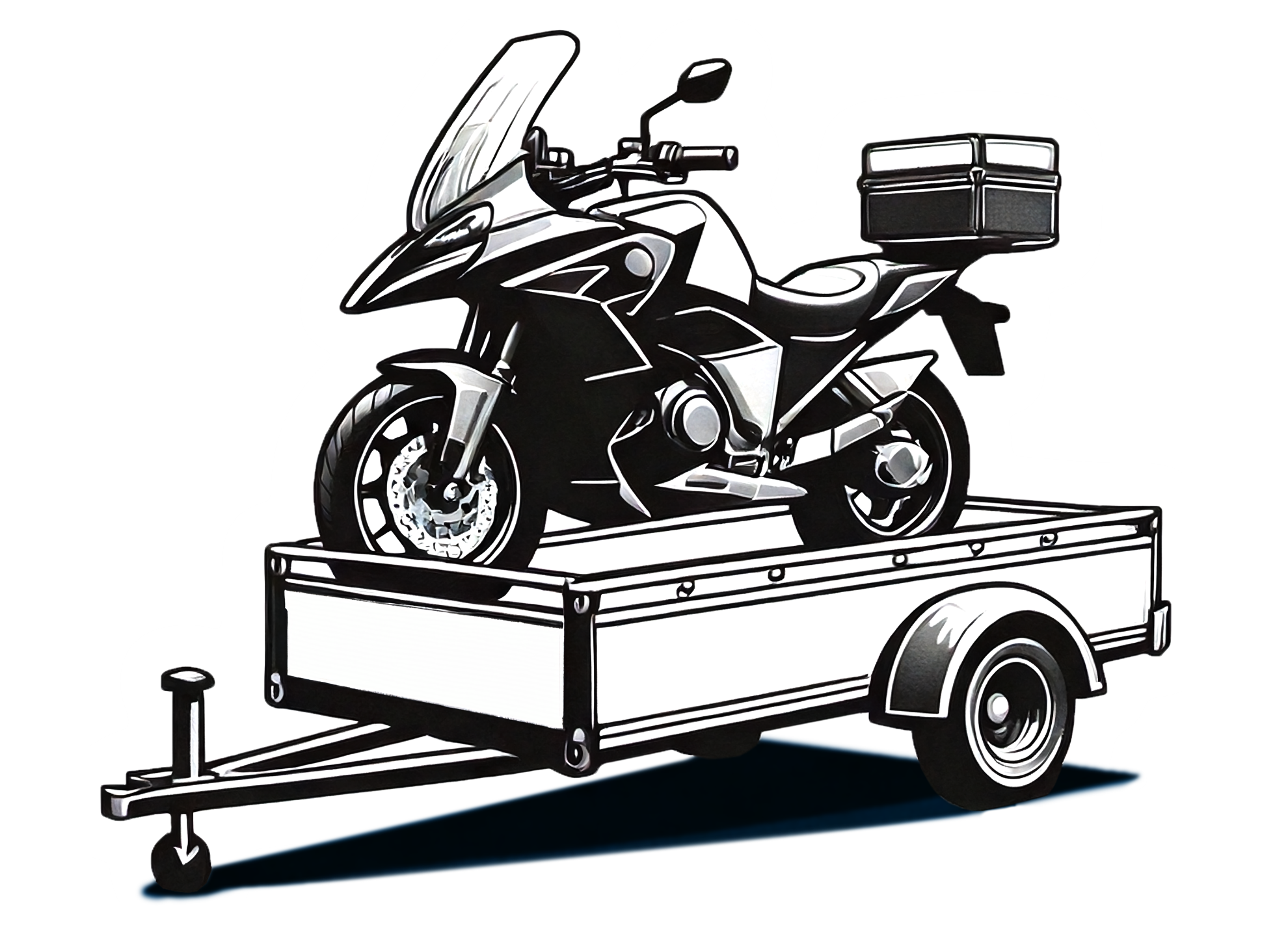 KeyVisual-Mototrailer Motorradanhaenger mieten